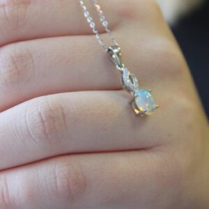 Ethiopian Opal and Necklace