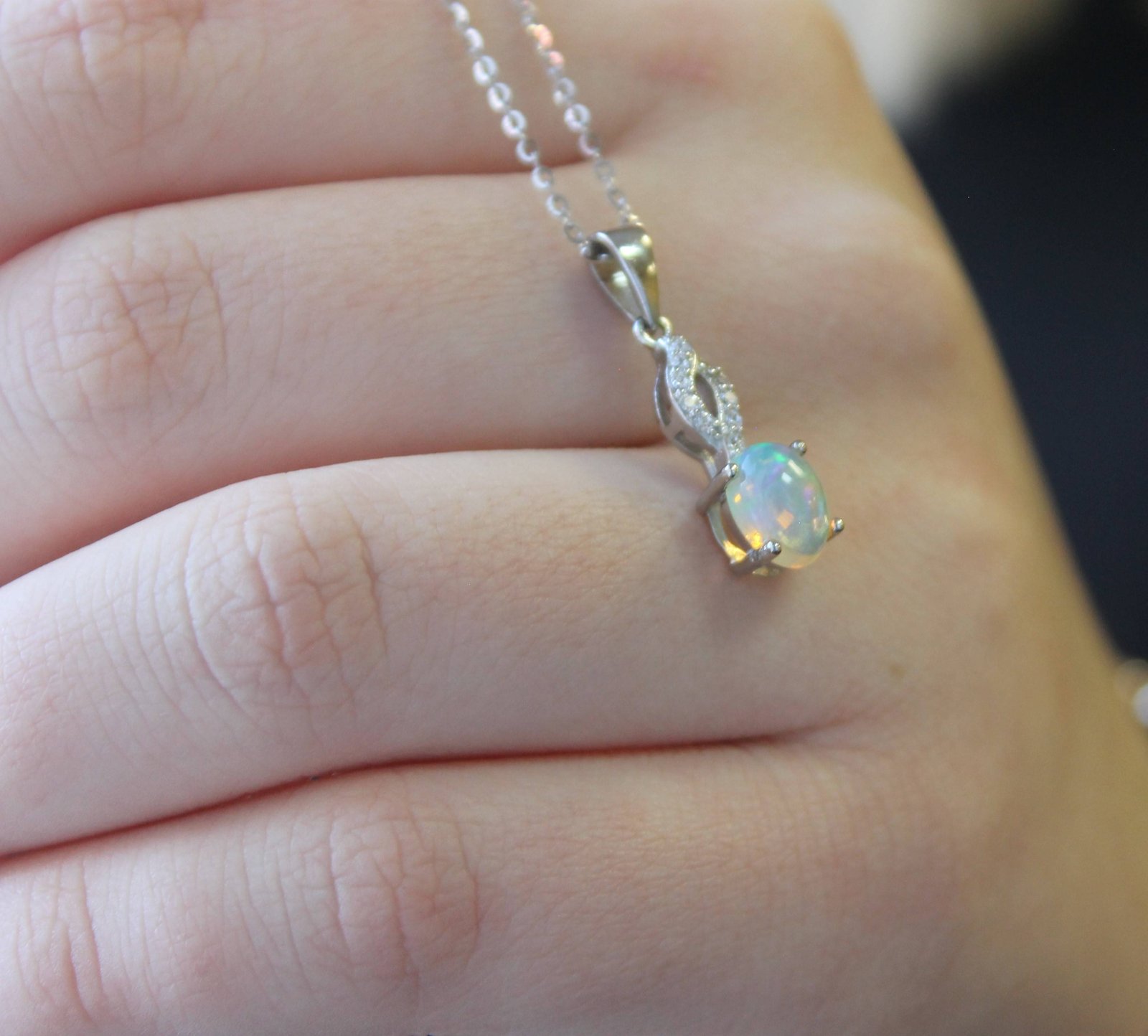 Ethiopian Opal and Necklace