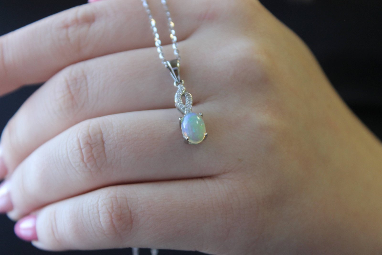 Ethiopian Opal and Necklace - Image 4